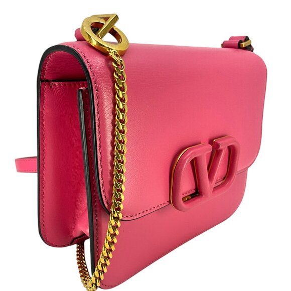 VALENTINO Calfskin Leather VSLING Small Shoulder Bag - Picture 2 of 8